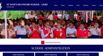 St Annes Lioki High School: Full details, location, CBE Subjects Offered, UIC, Knec Code