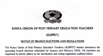 KUPPET BRANCH ELECTIONS 2026: REQUIREMENTS, FORMS, DATES AND VENUES