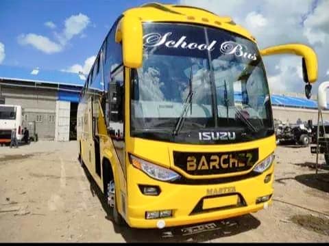Baricho High School's Bus.