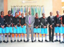 Starehe Boys Centre Students pose for a picture. Photo/ File.