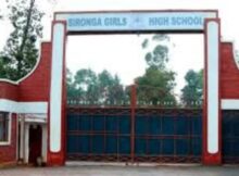 Sironga Girls' High School's main entrance.
