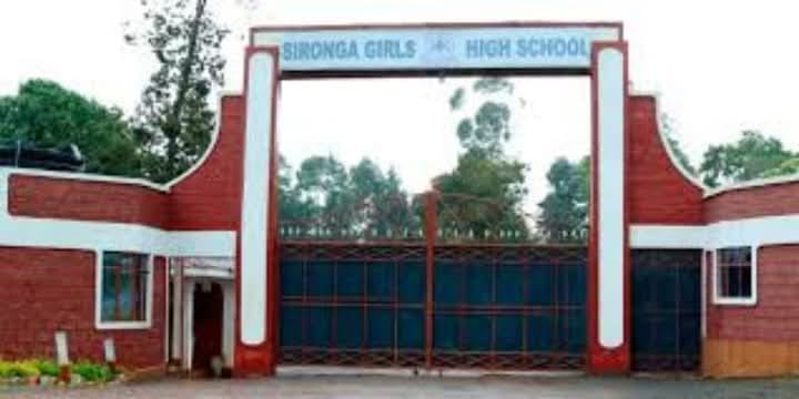 Sironga Girls' High School's main entrance.
