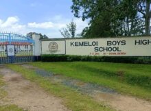 Kameloi Boys Senior School in Nandi County.
