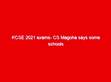KCSE 2021 exams- CS Magoha says some schools planning to hire university students to sit for the exams 2 kcse 2021 exams cs magoha says some schools planning to hire university students to sit for the exams 15964