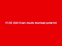 KCSE 2024 Exam results download portal link 1 kcse 2024 exam results download portal link 670166