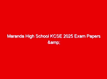 Maranda High School KCSE 2025 Exam Papers & Answers 1 maranda high school kcse 2025 exam papers answers 725279
