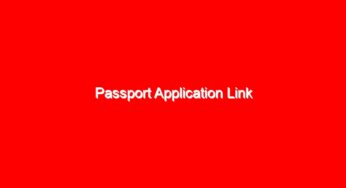 Passport Application Link
