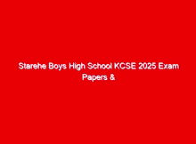 Starehe Boys High School KCSE 2025 Exam Papers & Answers 1 starehe boys high school kcse 2025 exam papers answers 725287