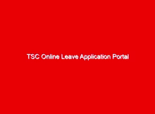 TSC Online Leave Application Portal 1 tsc online leave application portal 27842