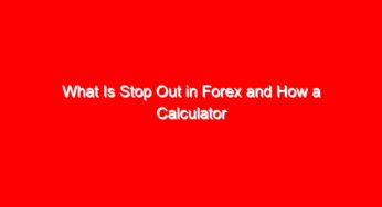 What Is Stop Out in Forex and How a Calculator Can Help You Manage Risk