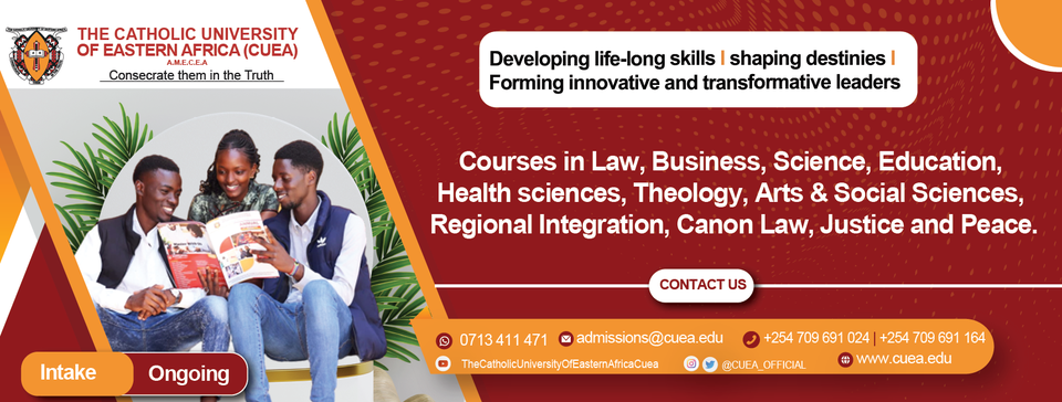 The Catholic University of Eastern Africa (CUEA) Courses, Fees & Prospectus in 2026-2027