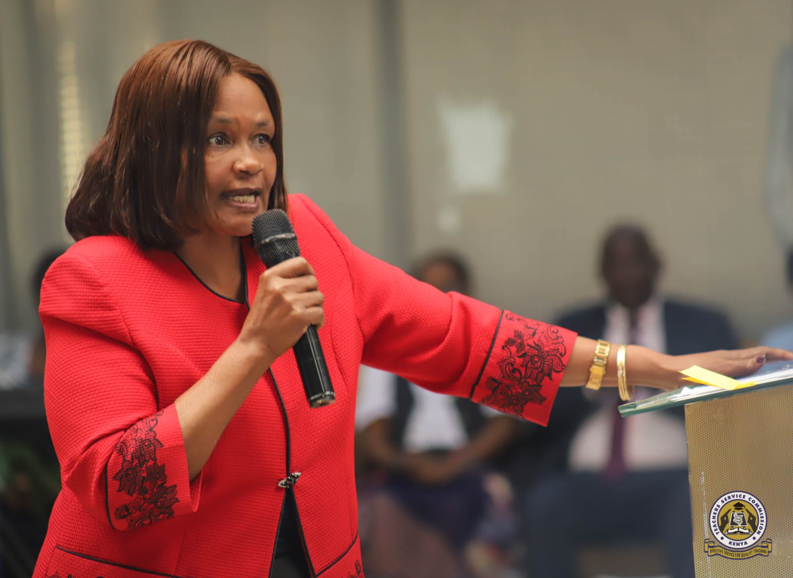 Acting TSC CEO Evelyn Mitei