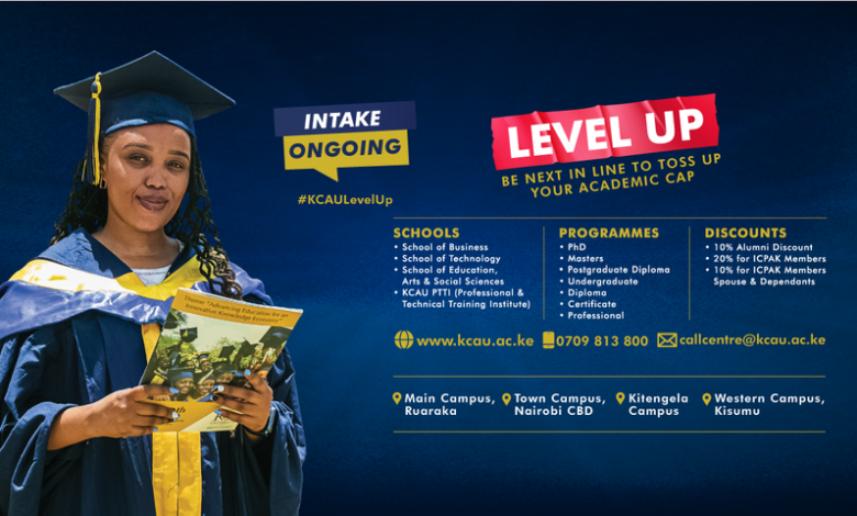 KCA UNIVERSITY- COURSES, FEES & PROSPECTUS FOR 2026/ 2027