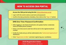 How to access the CBA portal where the KPSEA and KJSEA candidates are registered in 2026