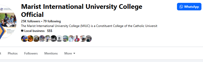 MARIST INTERNATIONAL UNIVERSITY COLLEGE- COURSES, FEES & PROSPECTUS FOR 2026/ 2027