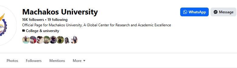 MACHAKOS UNIVERSITY - COURSES, FEES & PROSPECTUS FOR 2026/ 2027