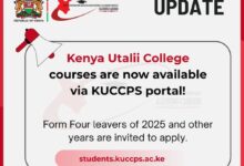 KUCCPS Opens Application for Kenya Utalii College Courses for 2026 Intake