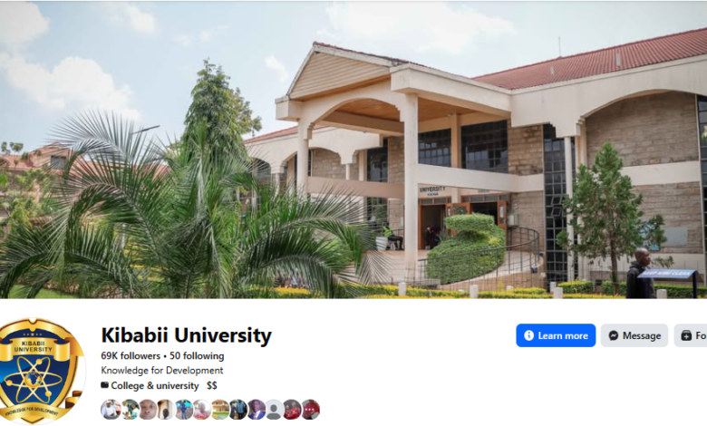 KIBABII UNIVERSITY - COURSES, FEES & PROSPECTUS FOR 2026/ 2027