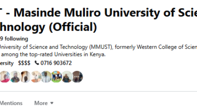 MASINDE MULIRO UNIVERSITY OF SCIENCE & TECHNOLOGY- COURSES, FEES & PROSPECTUS FOR 2026/ 2027