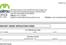 Mwalimu National Sacco FOSA Instant Loan Application Form {Free Download}