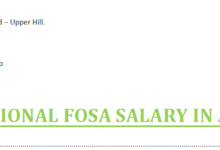 Mwalimu National Sacco FOSA Salary Advance Application Form {Free Download}