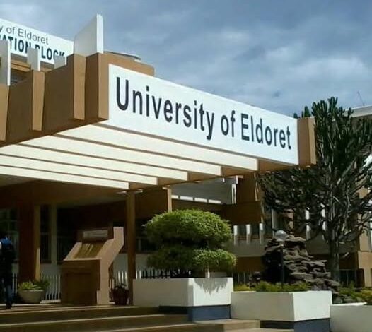 University of Eldoret's Courses and Their Cutoff Points For 2026/2027 Applications