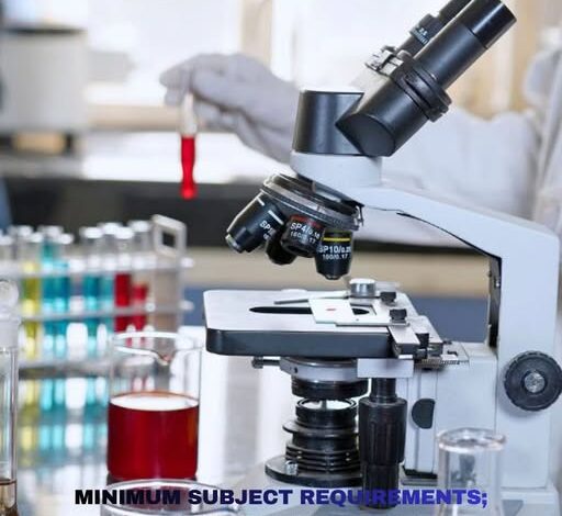 Bachelor of Medical Laboratory Sciences Cutoff Points 2026/2027