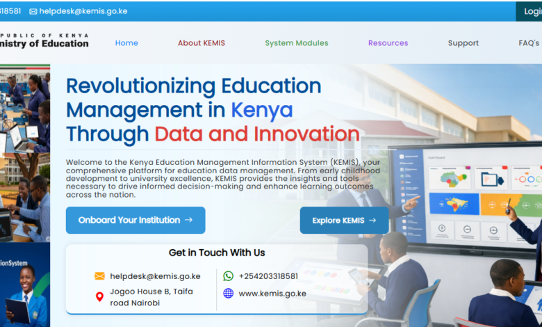 Kemis Website, Portal Login 1 Kemis Portal Login Link