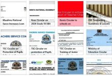 TSC, Knec, Education Ministry and Kuccps Circulars, Manuals, Guides, Memos and Forms in Free Updated pdf Downloads