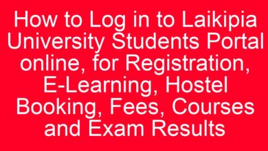 How to Log in to Laikipia University Students Portal online, for Registration, E-Learning, Hostel Booking, Fees, Courses and Exam Results 16 aitm title 1221 1780801080