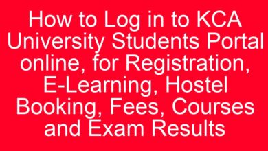 How to Log in to KCA University Students Portal online, for Registration, E-Learning, Hostel Booking, Fees, Courses and Exam Results 5 aitm title 1239 1780801089