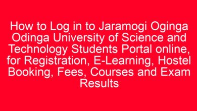 How to Log in to Jaramogi Oginga Odinga University of Science and Technology Students Portal online, for Registration, E-Learning, Hostel Booking, Fees, Courses and Exam Results 19 aitm title 1275 1780801473