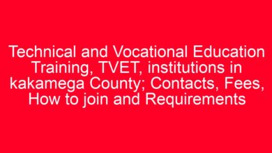 Technical and Vocational Education Training, TVET, institutions in kakamega County; Contacts, Fees, How to join and Requirements 8 aitm title 1328 1780801476