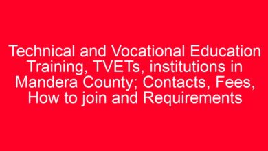 Technical and Vocational Education Training, TVETs, institutions in Mandera County; Contacts, Fees, How to join and Requirements 19 aitm title 1370 1780801478
