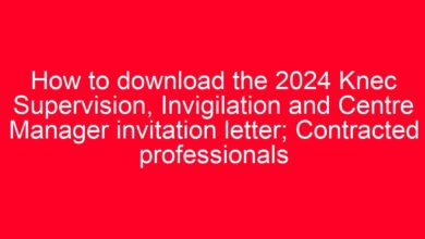 How to download the 2024 Knec Supervision, Invigilation and Centre Manager invitation letter; Contracted professionals 34 aitm title 1627 1780801491
