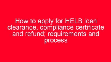 How to apply for HELB loan clearance, compliance certificate and refund; requirements and process 30 aitm title 3030 1780801528