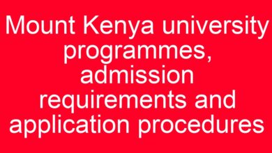 Mount Kenya university programmes, admission requirements and application procedures 19 aitm title 51 1780800679