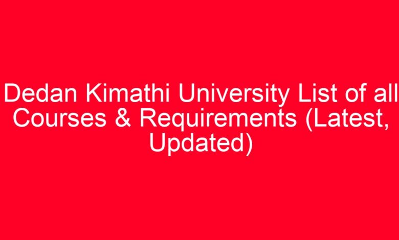 Dedan Kimathi University List of all Courses & Requirements (Latest, Updated) 1 aitm title 755968 1780801897