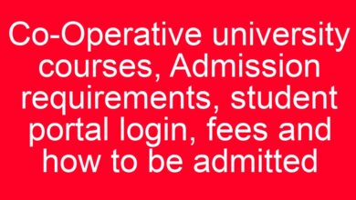 Co-Operative university courses, Admission requirements, student portal login, fees and how to be admitted 22 aitm title 811 1780800907