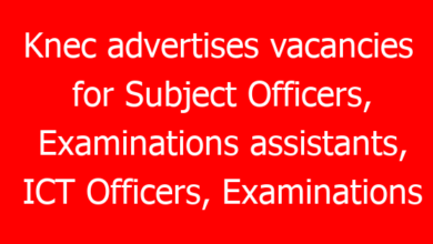 Knec advertises vacancies for Subject Officers, Examinations assistants, ICT Officers, Examinations administrators and more: See requirements and how to apply 33 knec advertises vacancies for subject officers examinations assistants ict officers examinations administrators and more see requirements and how to apply 9407 7c207