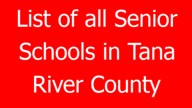 list of all senior schools in tana river county 720256 56480