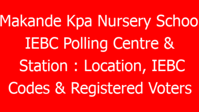 Makande Kpa Nursery School IEBC Polling Centre & Station : Location, IEBC Codes & Registered Voters 7 makande kpa nursery school iebc polling centre station location iebc codes registered voters 789909 ea370