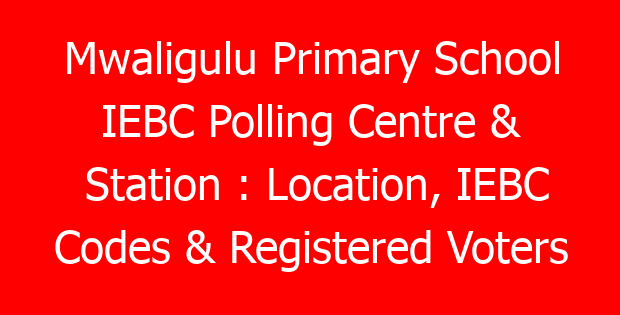 Mwaligulu Primary School IEBC Polling Centre & Station : Location, IEBC Codes & Registered Voters 1 mwaligulu primary school iebc polling centre station location iebc codes registered voters 790660 d7494