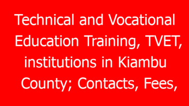 Technical and Vocational Education Training, TVET, institutions in Kiambu County; Contacts, Fees, How to join and Requirements 5 technical and vocational education training tvet institutions in kiambu county contacts fees how to join and requirements 1334 9d712
