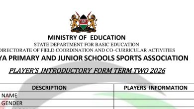 KPJSSA Player Introductory Form 2026